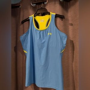 2 Under Armour workout tops-size XL.  Pre-owned.